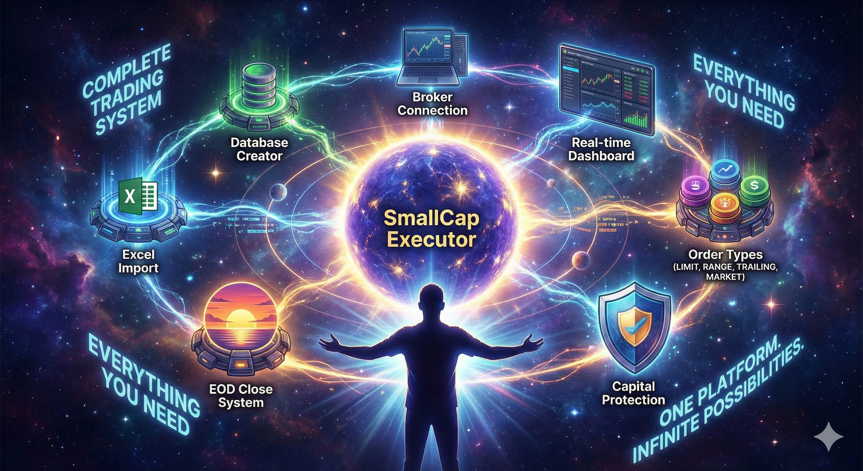 SmallCap Executor - Main Interface Dashboard